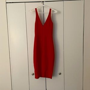 Likely red midi dress